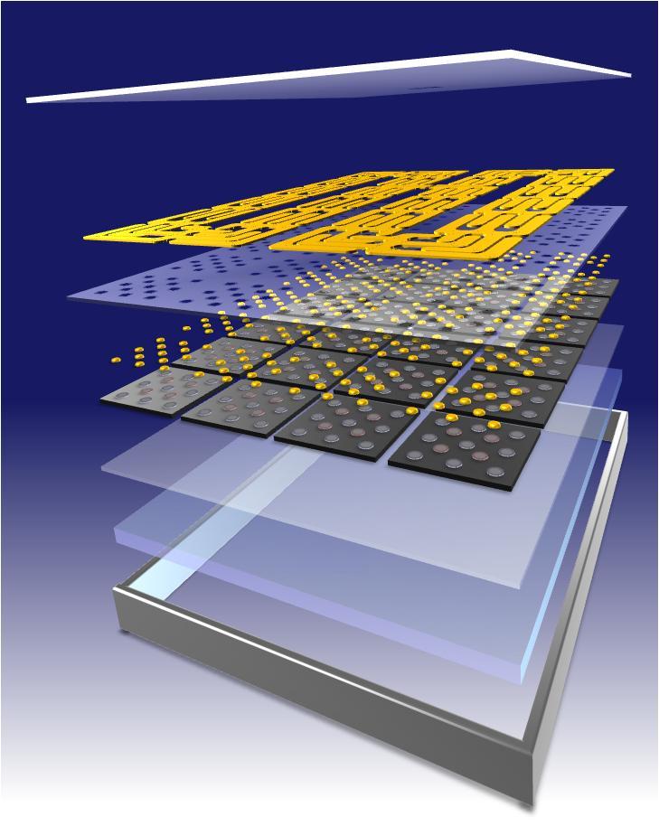 CIRCUIT PERFORATED ENCAPSULANT CONDUCTIVE ADHESIVE BACK