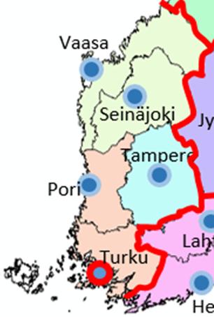 ELY-keskusten tehtävänjako 2016 Etelä-Pohjanmaan ELY-keskuksen tehtäviä ovat mm.