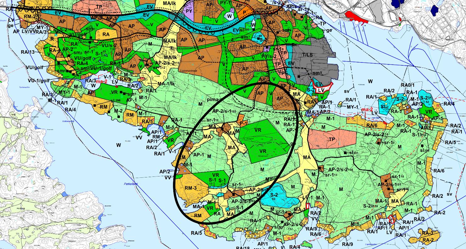 LÄHIVUOSIEN YLEISKAAVATYÖT C Naantalin Luonnonmaan, Lapilan ym. saarien osayleiskaavan tarkistus II: Villan tila ympäristöineen Käynnistetään vuonna 2018.