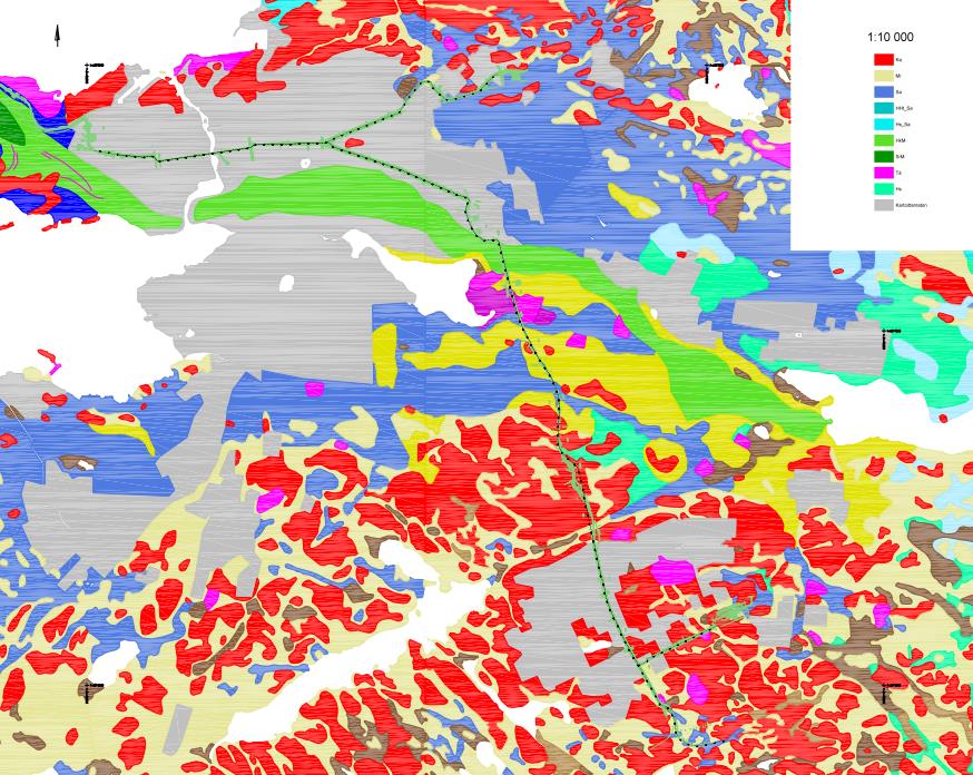 Suunnitteluraportti 3 (15) TEHTÄVÄ Muistiossa käsitellään Tampereen raitiotiehankkeen KAS-vaiheen runkomelu- ja tärinäriskialueita. Linjan suunnitelma on esitetty maaperäkarttapohjalla kuvassa 1.