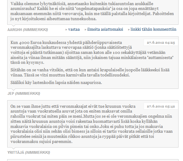 Espoolaisena veronmaksajana sanoisin, että pitäisi olla hyvä mielikuvitus, että pystyisi keksimään