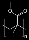 5.1.2 Polymetyylimetakrylaatti Polymetyylimetakrylaatti (PMMA) on orgaaninen polymeeri ja ulkomuodoltaan valkoista jauhetta.