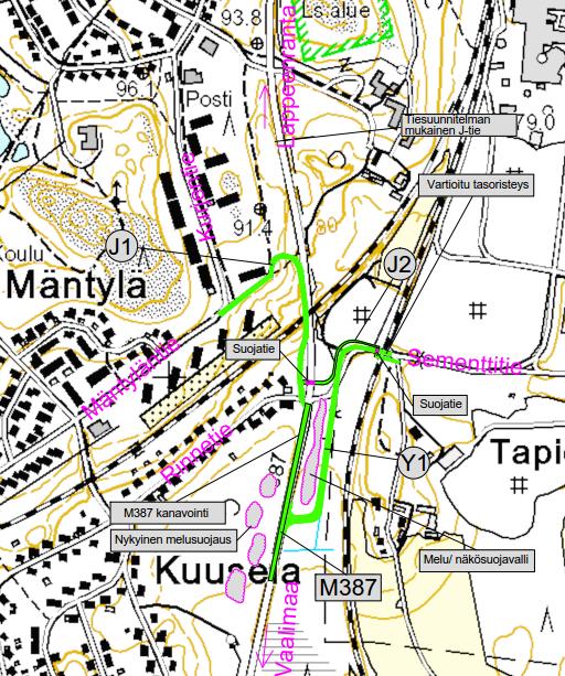 Maantien 87 (Vaalimaantie) Nordkalkin etelä-portin tieyhteyden liittymä- ja SUUNNITTELUKOHDE