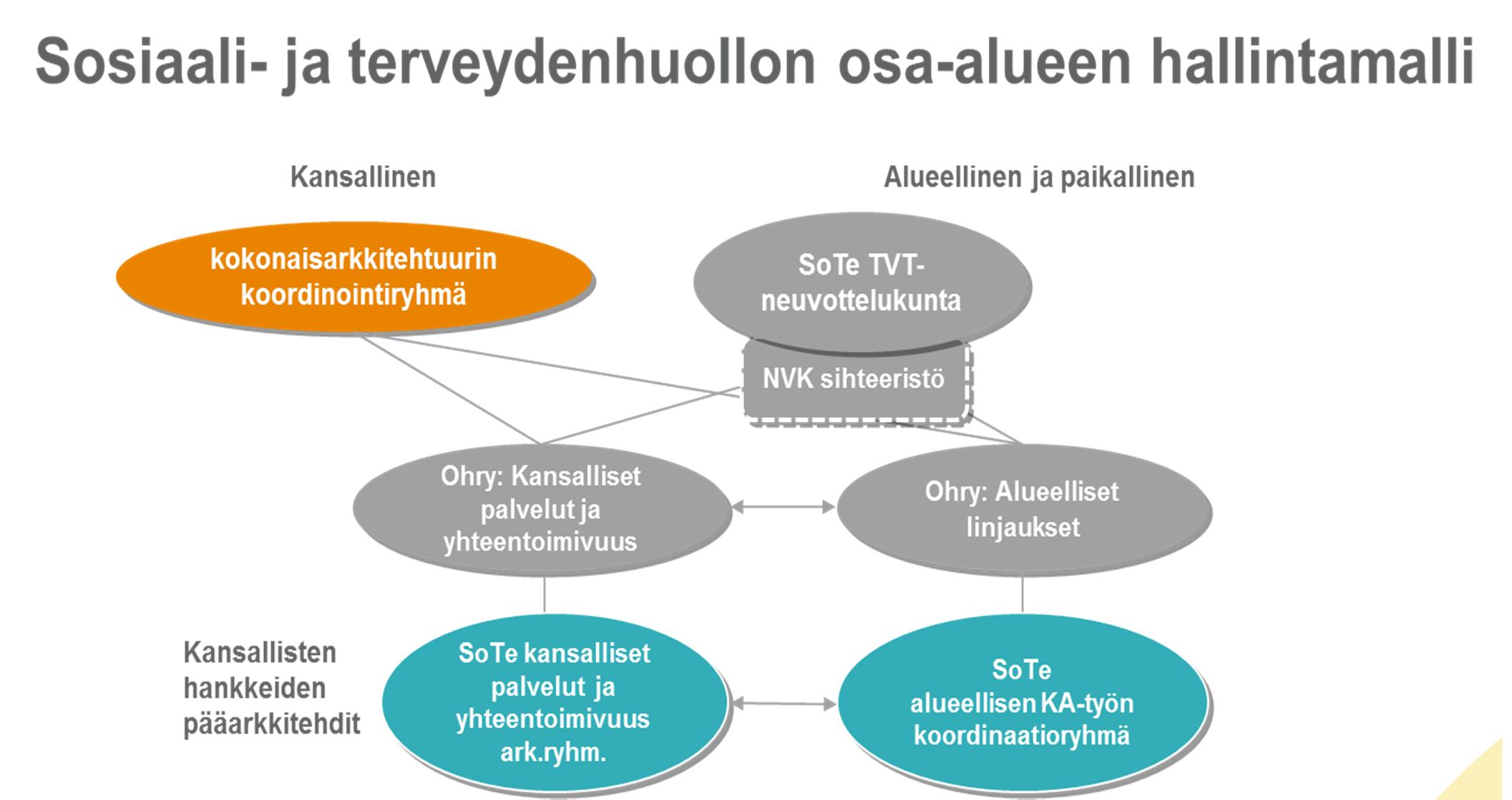 Tietohallintolain toimeenpanoon liittyvä kokonaisarkkitehtuurin VAKAVAprojektin OHRY VAKAVA-projekti Projekti yksi kansallisista