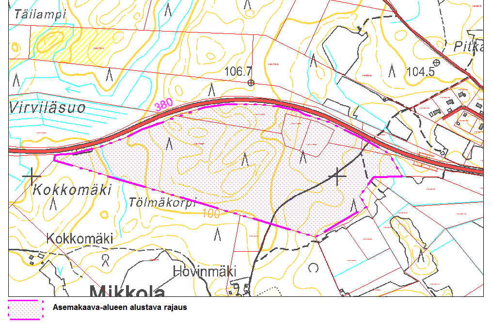 1 Kaava-alueen sijainti Yrityspuiston kaava-alue sijaitsee Lemin kunnassa, Iitiän alueella.