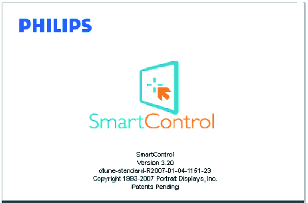 Tilannekohtaisessa valikossa on neljä kohtaa: SmartControl Lite - Sisältää tietoja About (tuotteesta).