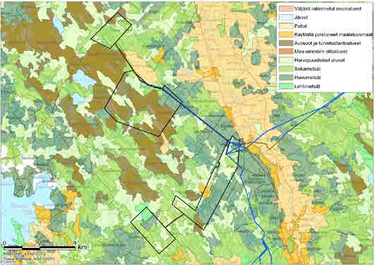 LÄNSI-TOHOLAMMIN TUULIPUISTON 110 KV SISÄINEN VOIMALINJA, YMPÄRISTÖSELVITYS 14 LÄNSI-TOHOLAMMIN TUULIPUISTON 110 KV SISÄINEN VOIMALINJA, YMPÄRISTÖSELVITYS 15 Maastoselvityksessä tavanomainen luonto