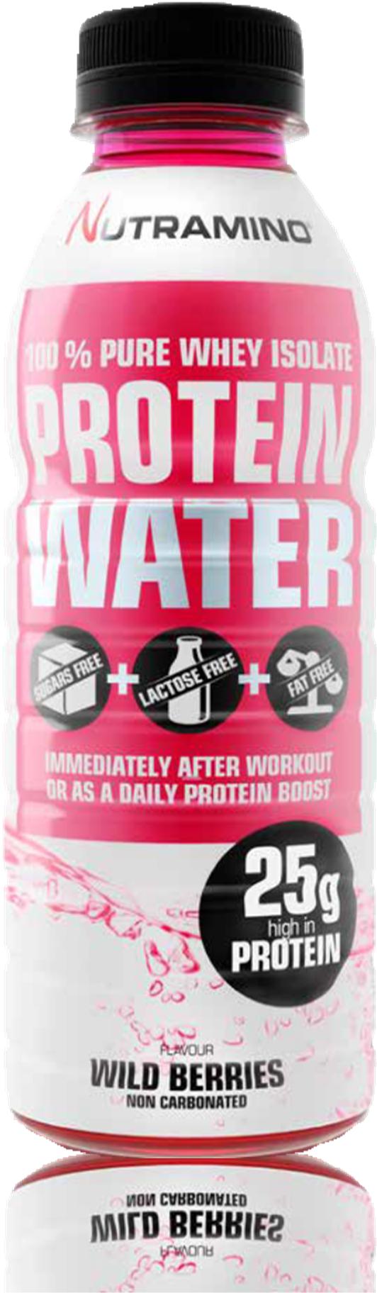 PROTEIN WATER WILD BERRY 500 ml Sano ei laktoosille, sokereille ja rasvalle ja KYLLÄ 100 % heraproteiini-isolaatille!