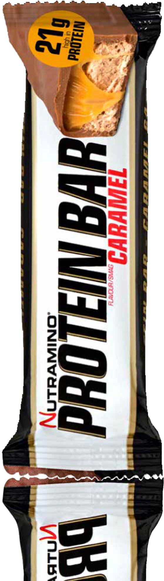 PROTEIINIPATUKKA CARAMEL 64 g Nutramino Protein Bar Caramel on vastustamaton proteiinipatukka, joka on herkullinen yhdistelmä pehmeää karamellia ja suklaata - proteiinipitoisuudesta tinkimättä.