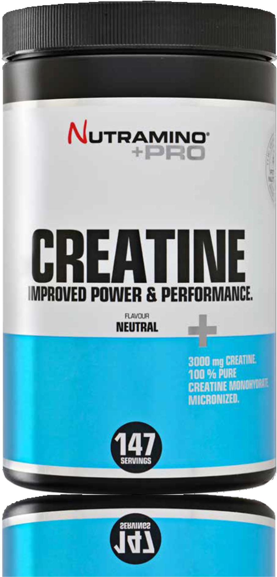 CREATINE NEUTRAL 500 g Nutramino Creatine parantaa fyysistä suorituskykyäsi peräkkäisissä lyhytkestoisissa kovan intensiteetin harjoituksissa, kuten lisätoistojen pumppaamisessa tai pikajuoksussa.