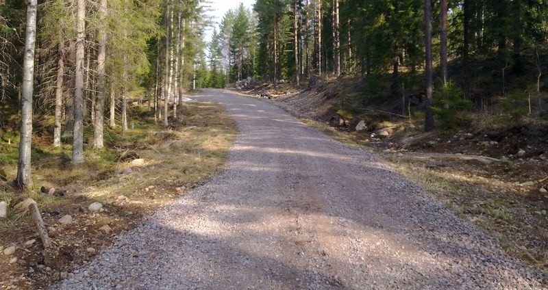 83 LIITE 14 Parhaassa tapauksessa metsätien pientareilla ei ole vesakkoa haittaamassa näkyvyyttä ja tien kunnossapitoa.