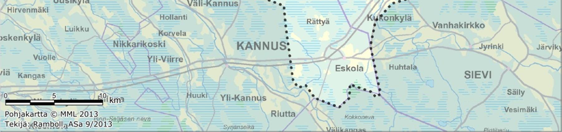 1. TAUSTA Tuulivoimayhtiö PROKON Wind Energy Finland Oy suunnittelee enintään noin 100 tuulivoimalan tuulipuiston rakentamista Mutkalammin alueelle Kalajoen, Kannuksen ja Kokkolan kuntien väliselle