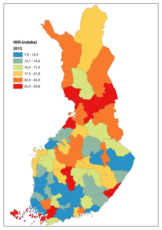 Taloudellinen resilienssi eli muutosjoustavuus seuduittain