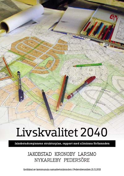 ÖVRIG ÖVERKOMMUNAL PLANERING Som en del av den regionala planeringen har Jakobstadsregionens bebyggelse och trafikstrukturer studeras närmare i det s.k. JASU projektet.