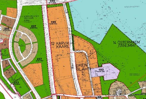 Planen har varit framlagt till påseende, men en fortsatt planering förutsätter ett planeringsavtal mellan staden Jakobstad och staten. 3.