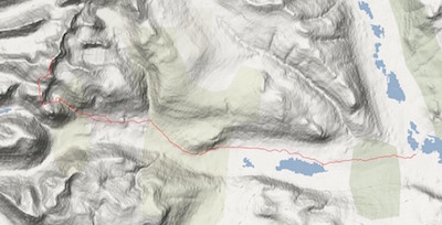 Sivu 4 Vaellusreitti Reittimme Nikkaluoktasta Kebnekaisen tunturiasemalle ja siitä huipulle näkyy kartassa. Tarkempi kartta yksityiskohtineen liitteenä.