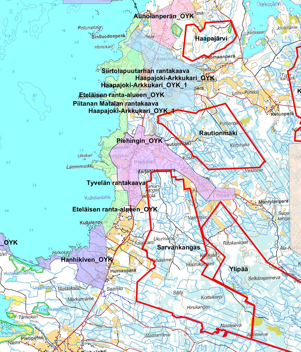 RAAHEN ETELÄINEN RANTA-ALUE Perus- ja ympäristöselvitykset