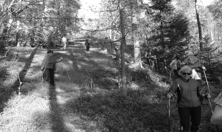 Maanantai-illan kuntosauvailut Liikumme reipasta vauhtia ulkoilureittejä, luonto- ja metsäpolkuja pitkin. Kesto noin 1h30min. Pituus noin 10km. 16.05 Hirvensalo laskettelurinne pp 23.