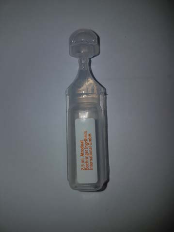 Akuutin lääkehoidon opas 17(43) Ipratropiumbromidi PERUSTASON LÄÄKE Vahvuudet: Inhalaationeste: 0,2mg/ml + salbutamoli 1mg/ml (Atrodual, Ipramol ).