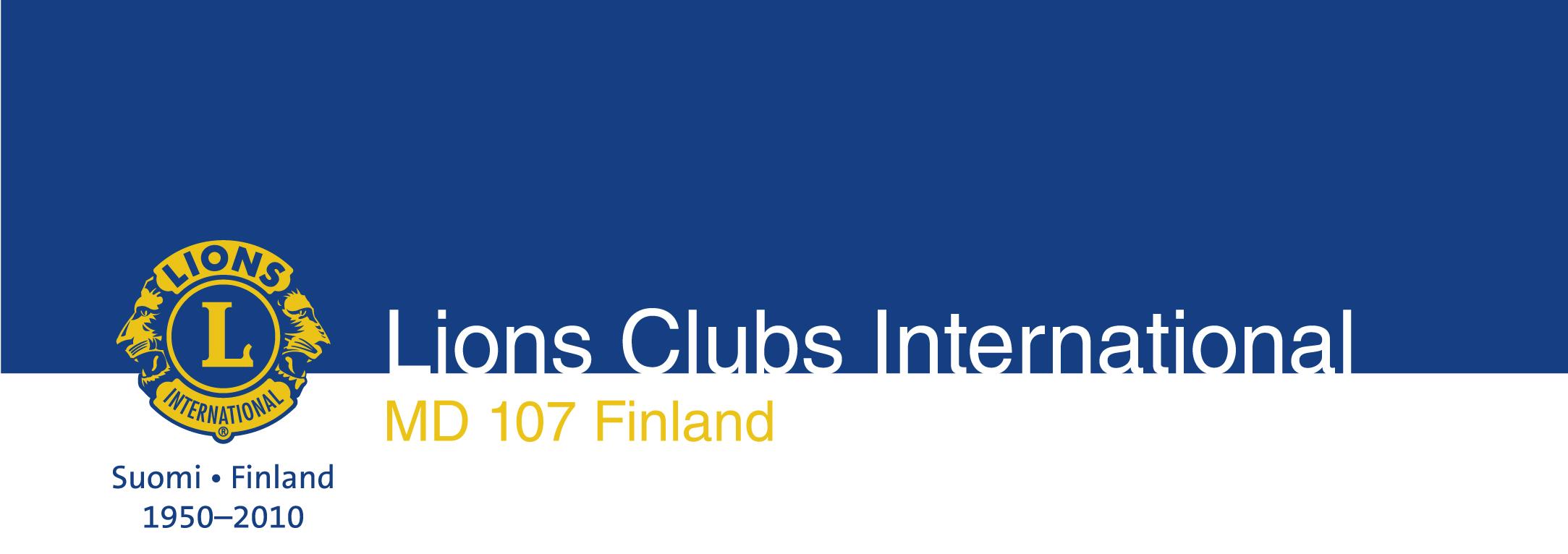 Lions Clubs International MD 107 Finland Lions tietoa uusille jäsenille Lions