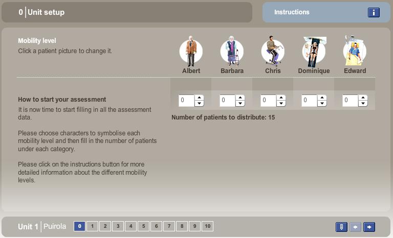 Osaston arvioinnin aloittaminen 0.