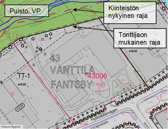 Espoon kaupunki Pöytäkirja 118 Ympäristölautakunta 13.11.2014 Sivu 27 / 36 toimintakiinteistölle ja muille kiinteistöille sijoittuvat puistoalueet, mistä tarkempia tietoja saa Espoon kaupungin tonttiyksiköltä.