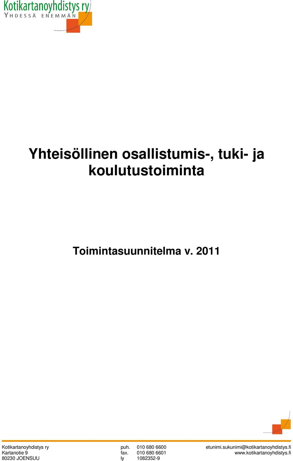 ja koulutustoiminta
