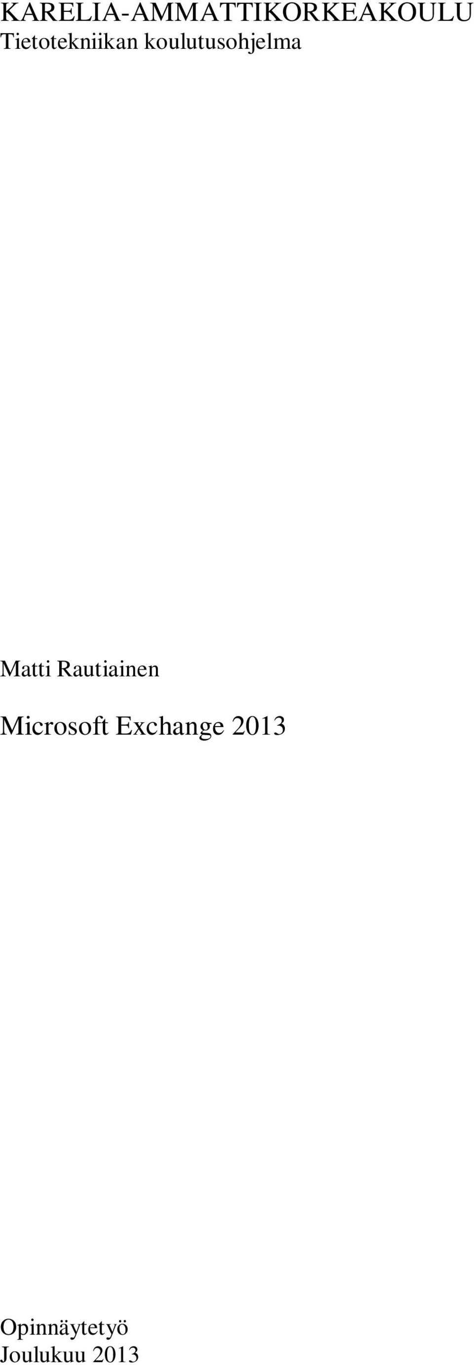 Matti Rautiainen Microsoft