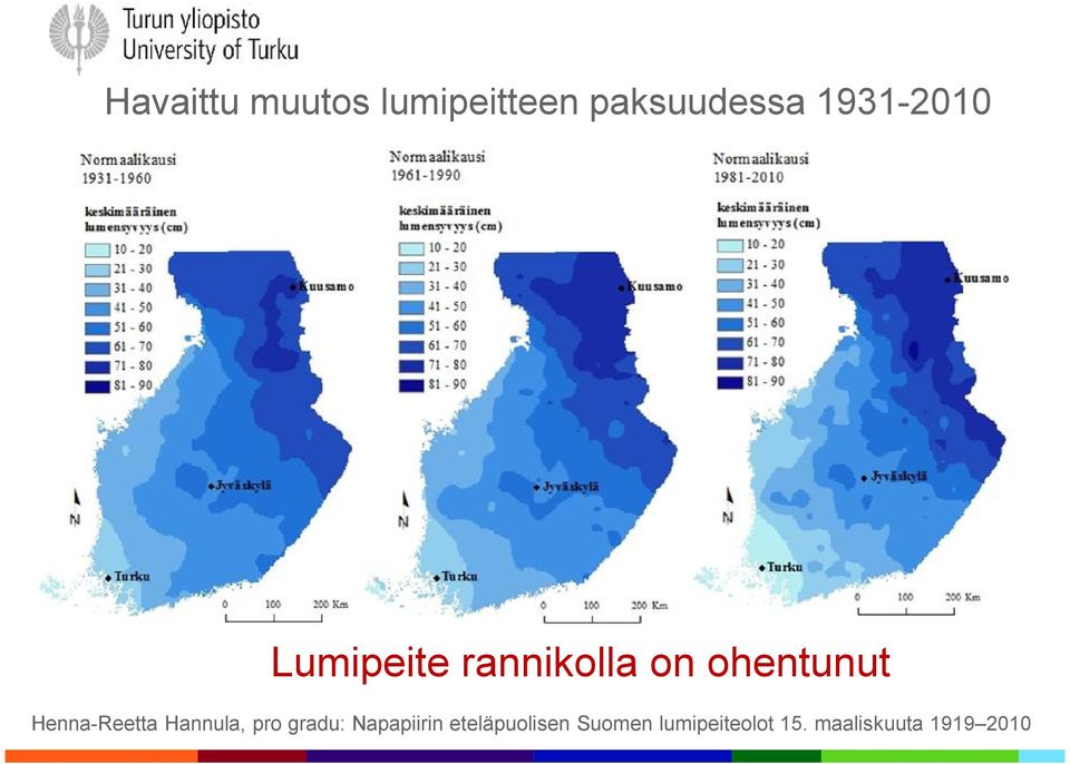 Henna-Reetta Hannula, pro gradu: Napapiirin