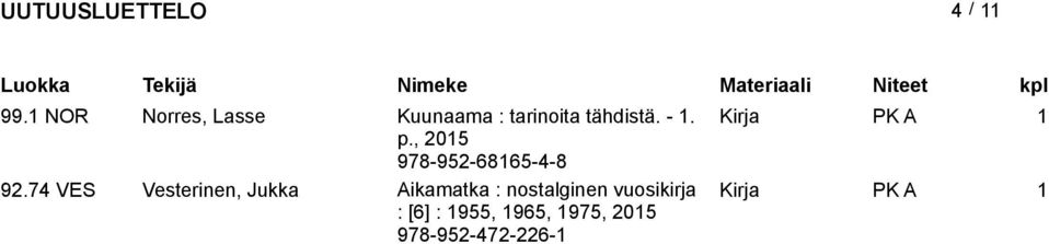 tähdistä. -. p., 978-952-6865-4-8 92.