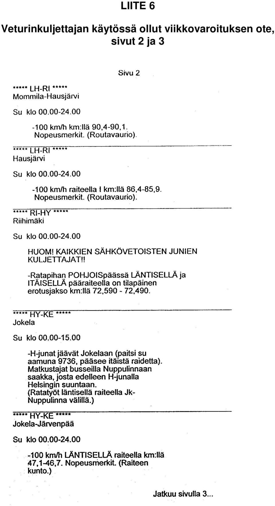 käytössä ollut
