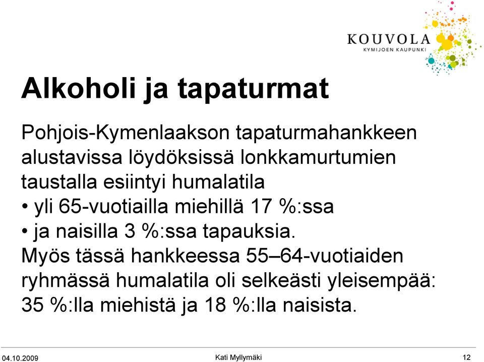 naisilla 3 %:ssa tapauksia.