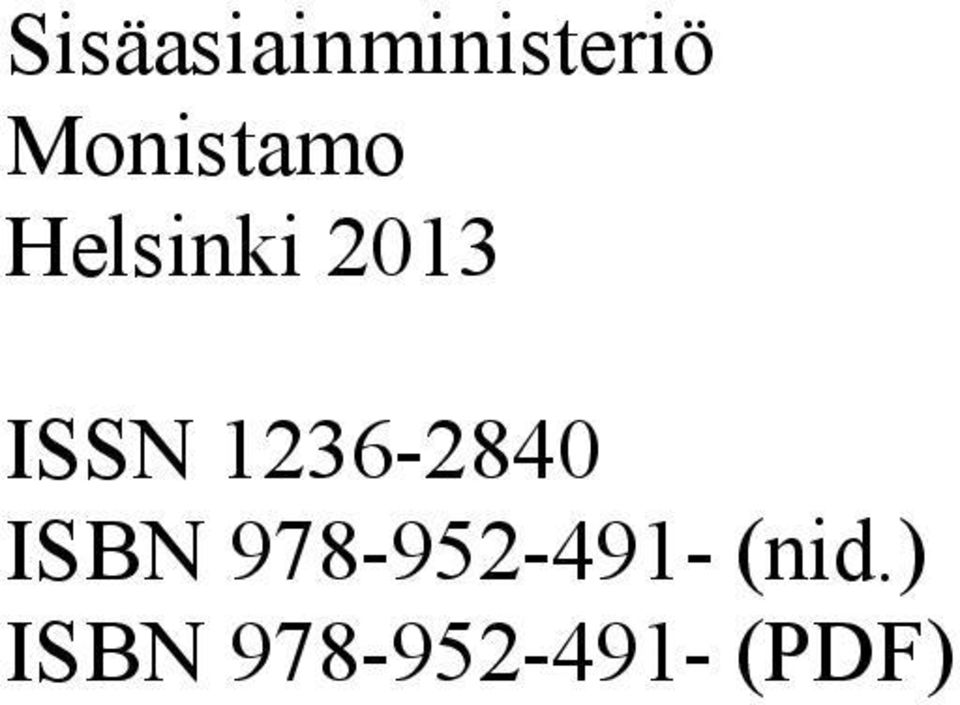 ISSN 1236-2840 ISBN