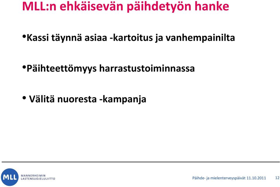 Päihteettömyys harrastustoiminnassa Välitä