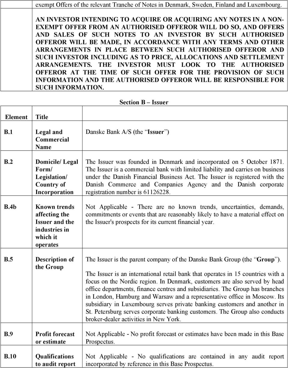 BE MADE, IN ACCORDANCE WITH ANY TERMS AND OTHER ARRANGEMENTS IN PLACE BETWEEN SUCH AUTHORISED OFFEROR AND SUCH INVESTOR INCLUDING AS TO PRICE, ALLOCATIONS AND SETTLEMENT ARRANGEMENTS.