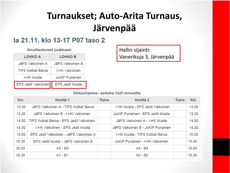 Järvenpää Hallin