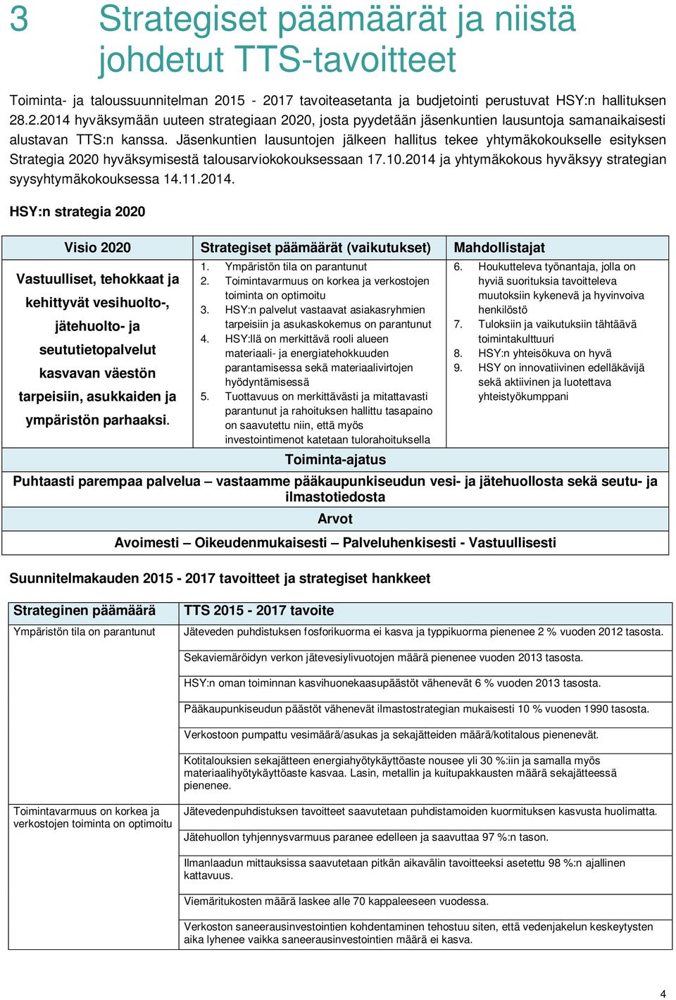 Jäsenkuntien lausuntojen jälkeen hallitus tekee yhtymäkokoukselle esityksen Strategia 2020 hyväksymisestä talousarviokokouksessaan 17.10.