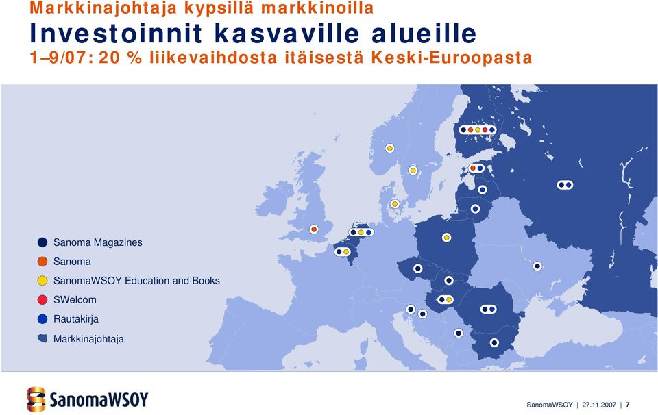 Keski-Euroopasta Sanoma Magazines Sanoma SanomaWSOY