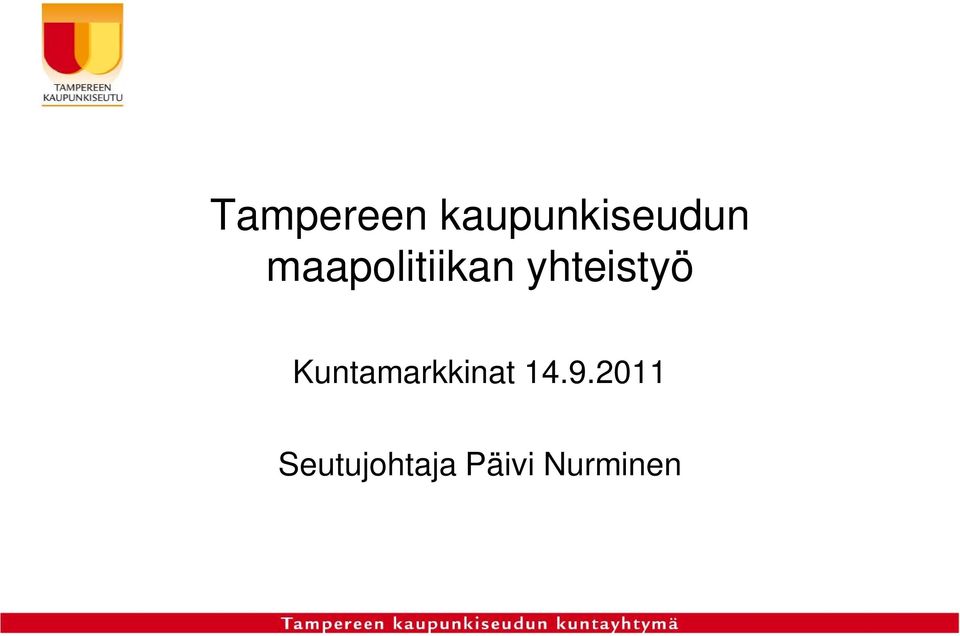 Kuntamarkkinat 14.9.