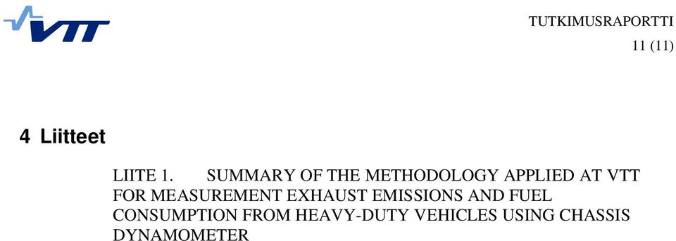 FOR MEASUREMENT EXHAUST EMISSIONS AND FUEL
