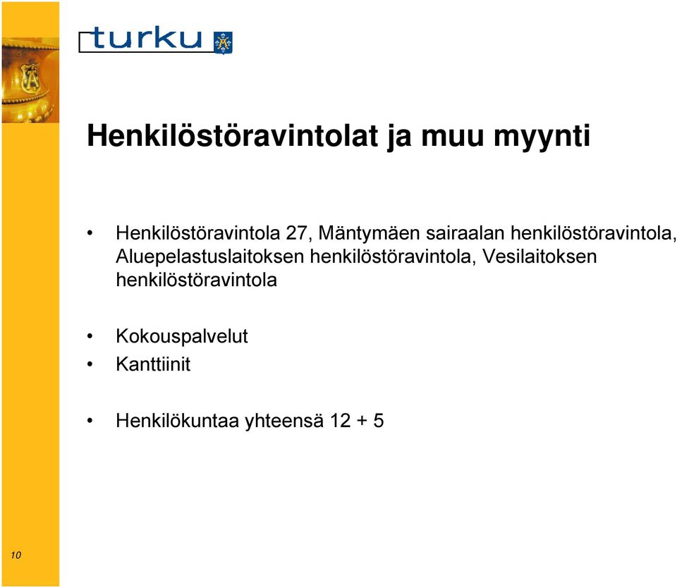 Aluepelastuslaitoksen henkilöstöravintola, Vesilaitoksen
