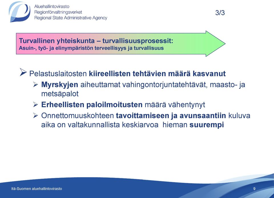 vahingontorjuntatehtävät, maasto- ja metsäpalot Erheellisten paloilmoitusten määrä vähentynyt