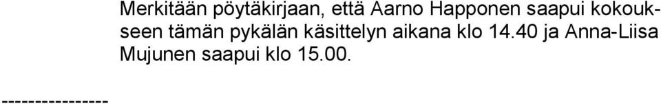 tämän py kälän käsitte lyn ai kana klo