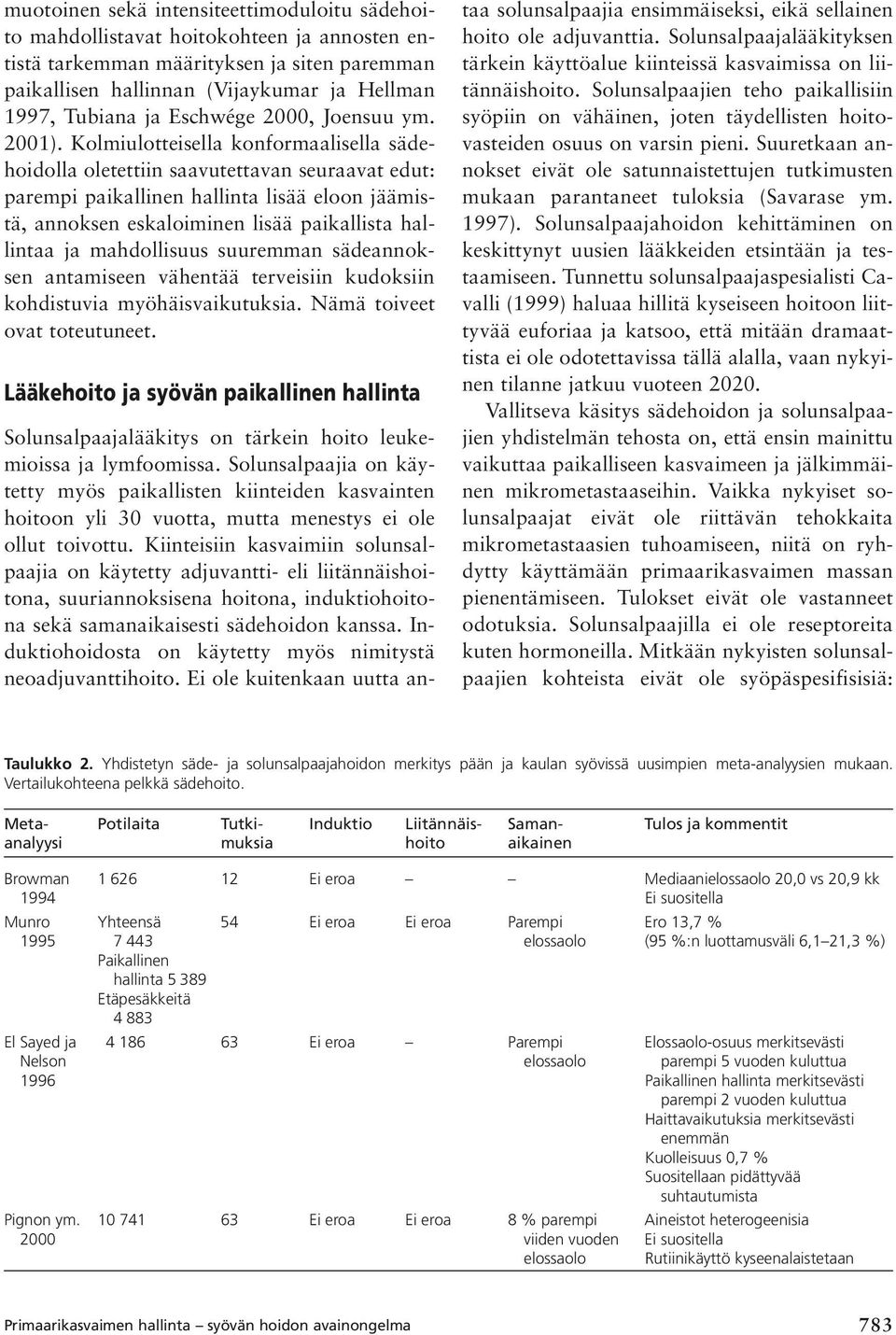 Kolmiulotteisella konformaalisella sädehoidolla oletettiin saavutettavan seuraavat edut: parempi paikallinen hallinta lisää eloon jäämistä, annoksen eskaloiminen lisää paikallista hallintaa ja