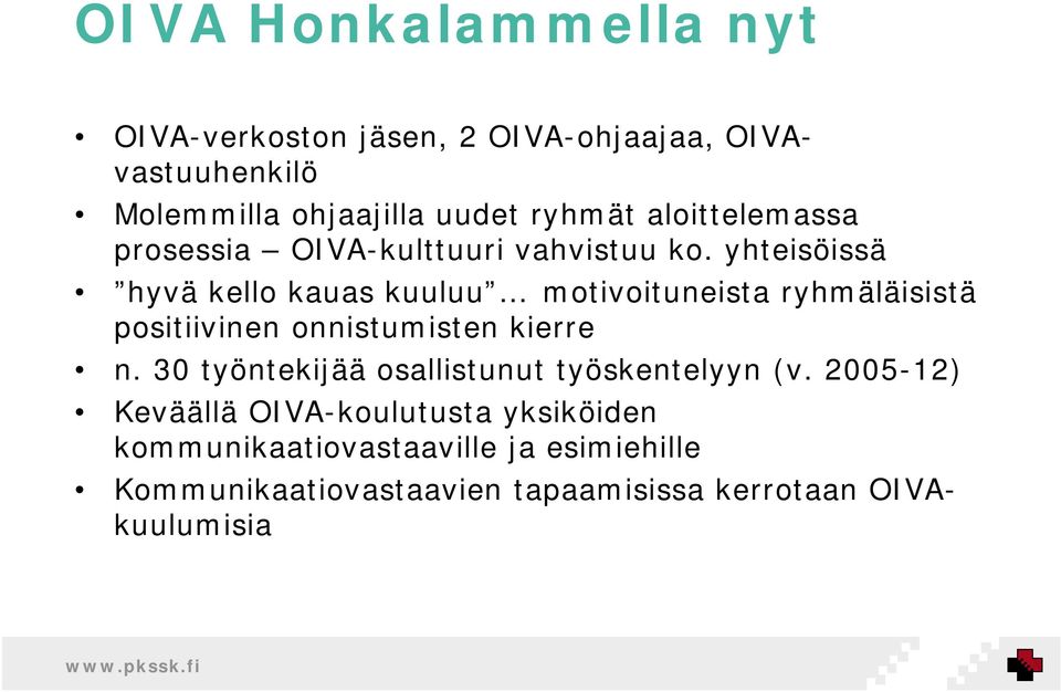 yhteisöissä hyvä kello kauas kuuluu motivoituneista ryhmäläisistä positiivinen onnistumisten kierre n.