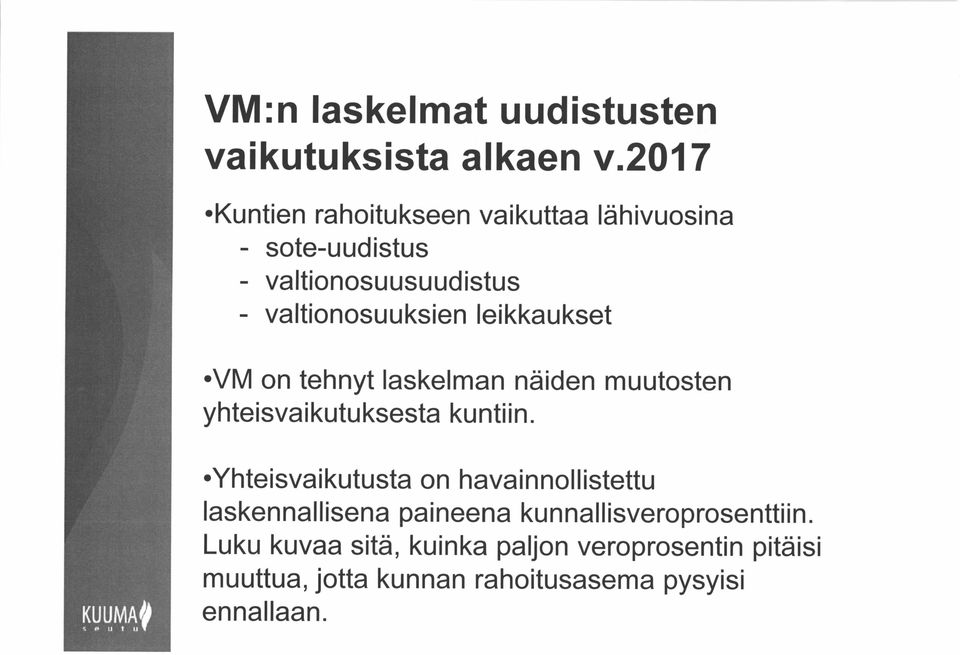 yhteisvaikutuksesta kuntiin.