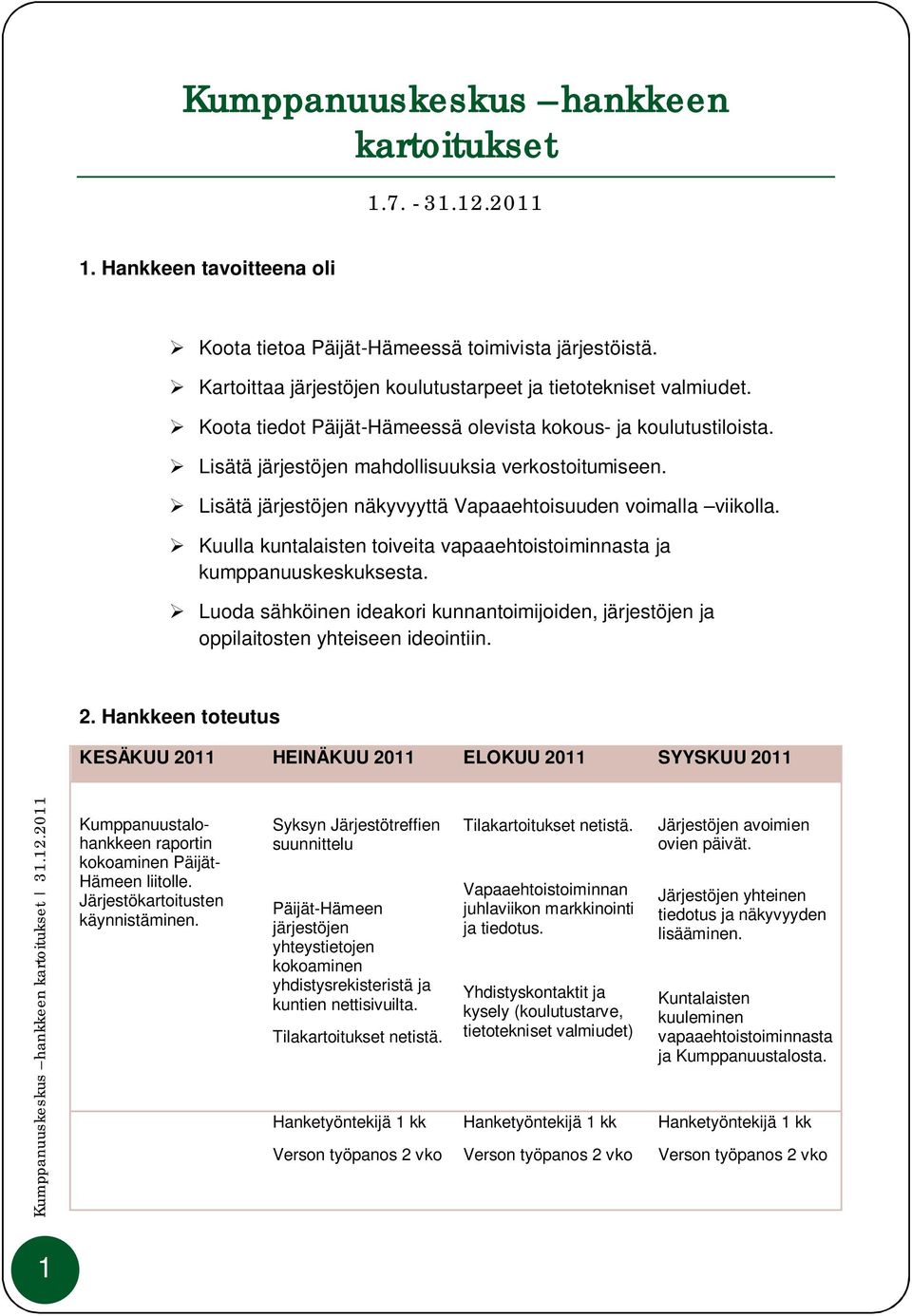 Lisätä järjestöjen näkyvyyttä Vapaaehtoisuuden voimalla viikolla. Kuulla kuntalaisten toiveita vapaaehtoistoiminnasta ja kumppanuuskeskuksesta.