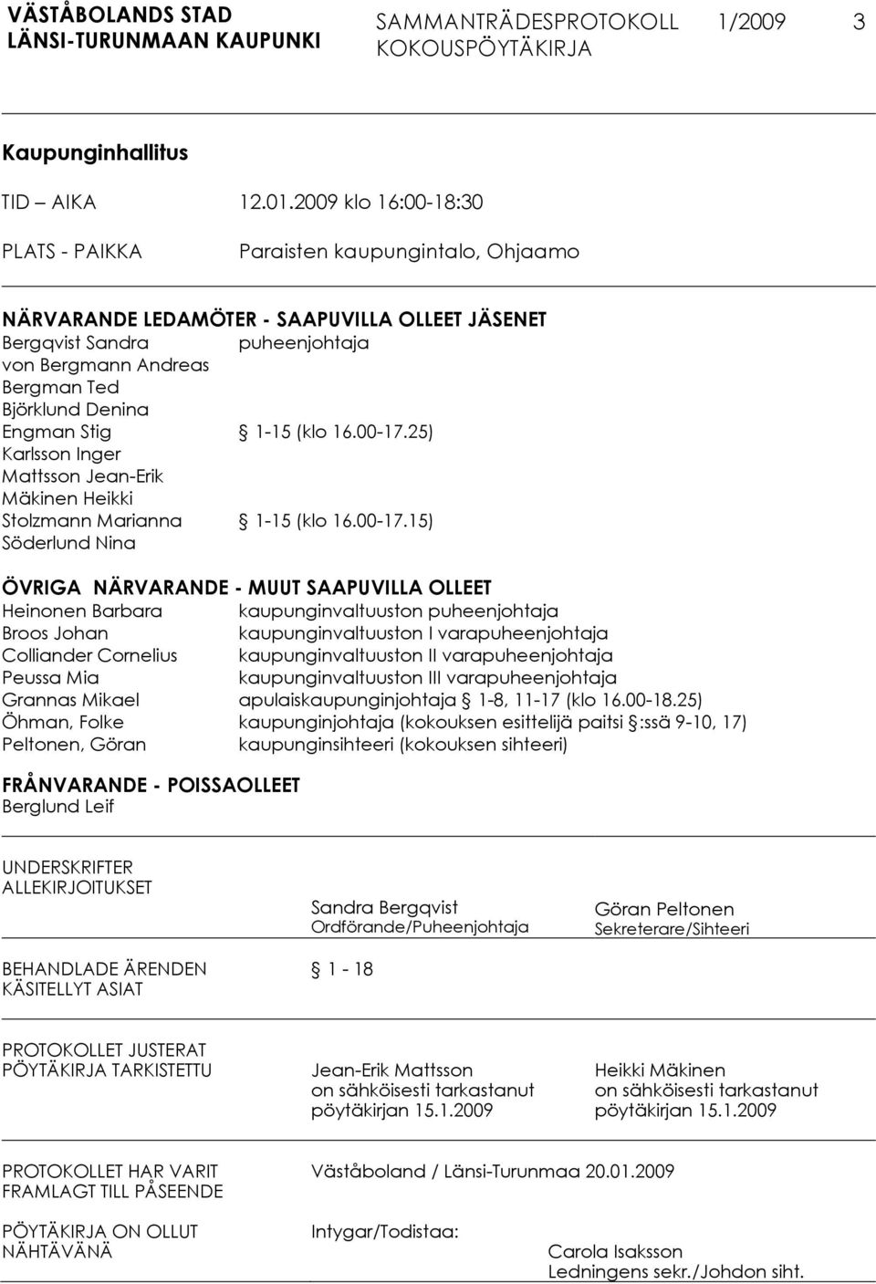 Engman Stig 1-15 (klo 16.00-17.