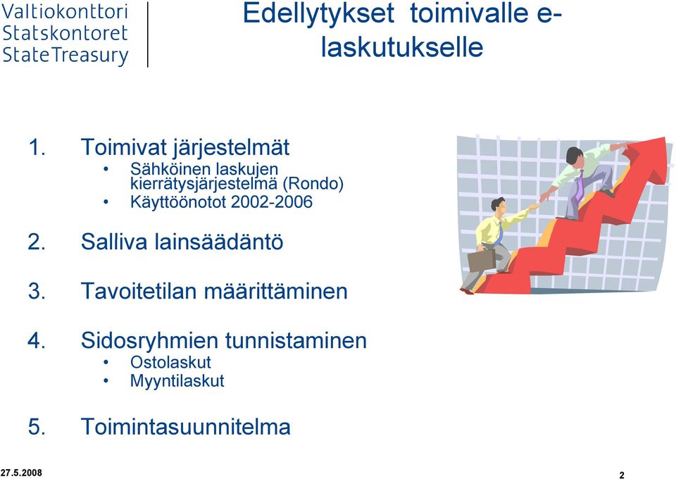 Käyttöönotot 2002-2006 2. Salliva lainsäädäntö 3.