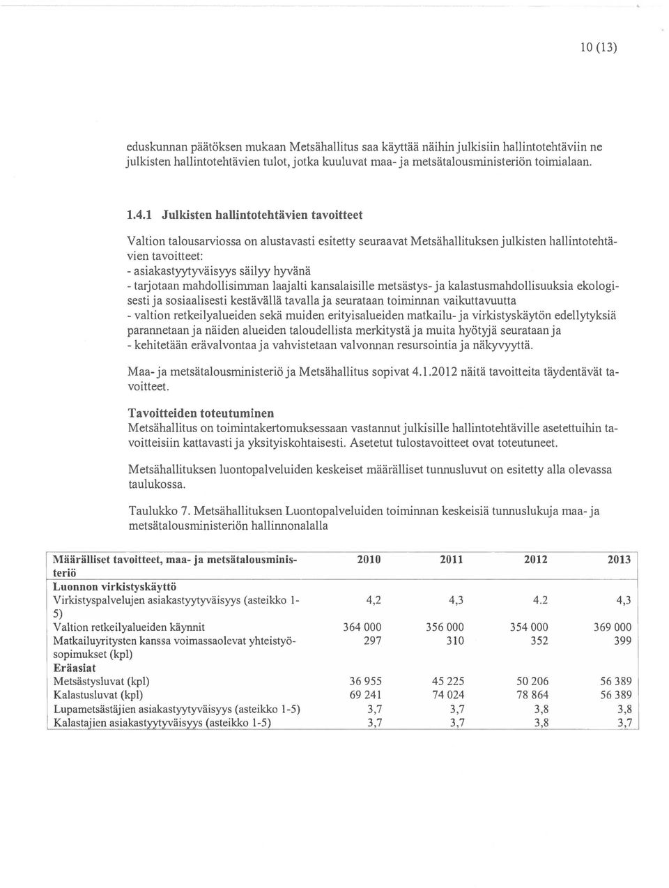 tarjotaan mahdollisimman laajalti kansalaisille metsästys-ja kalastusmahdollisuuksia ekologi sestija sosiaalisesti kestävällä tavalla ja seurataan toirniiman vaikuttavuutta - valtion retkeilyalueiden